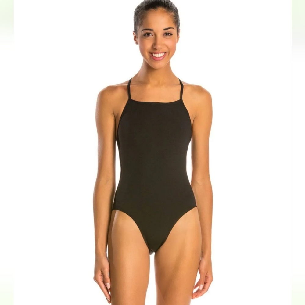 EQ Women's Barcelona One Piece Open Back Swimsuit/30.